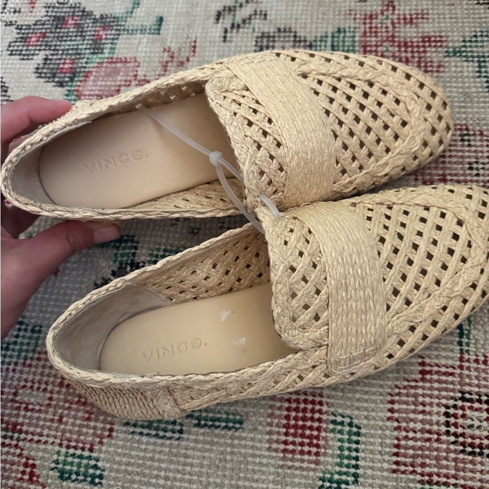 Vince Davis Raffia Loafer